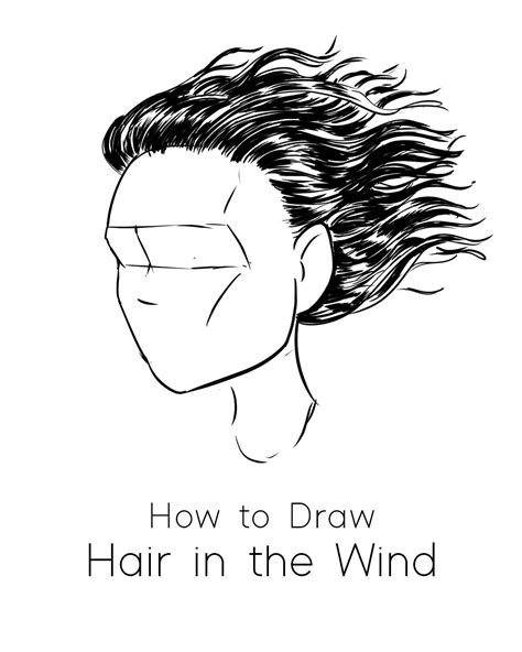 How To Draw Hair Blowing In The Wind Jeyram Drawing Tutorials