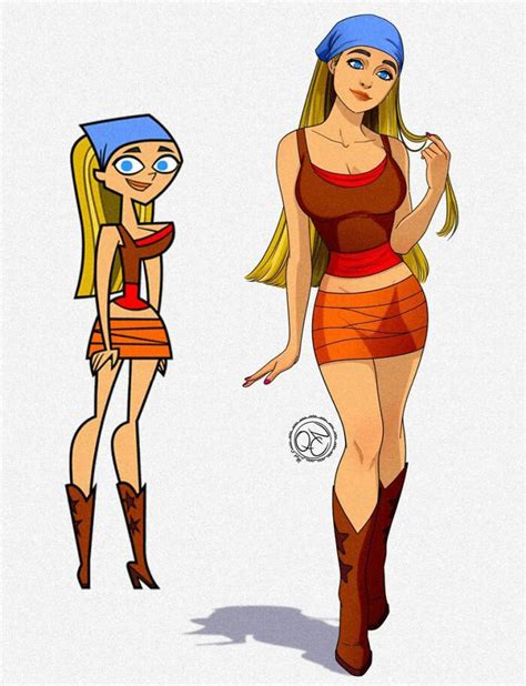 Artist Redraws 20 Total Drama Island Characters In A More Realistic Way Success Life Lounge