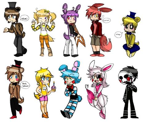 Be sure to leave your video suggestions in the comments~ thanks! Fnaf Humans by Veronica-Draws (With images) | Fnaf ...
