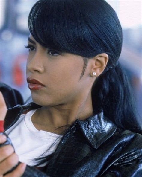 Aaliyah As Trishoday In Romeomustdie 2000 Her Hair Sideburns