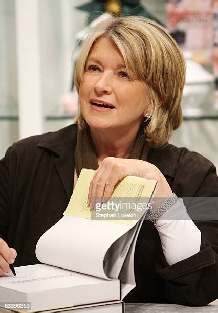 Martha Stewart Signs Copies Of Her New Cook Book At Williams Sonoma