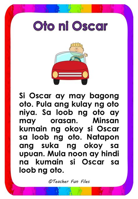 Tagalog Reading Passages 7 Tagalog Reading Passages 14