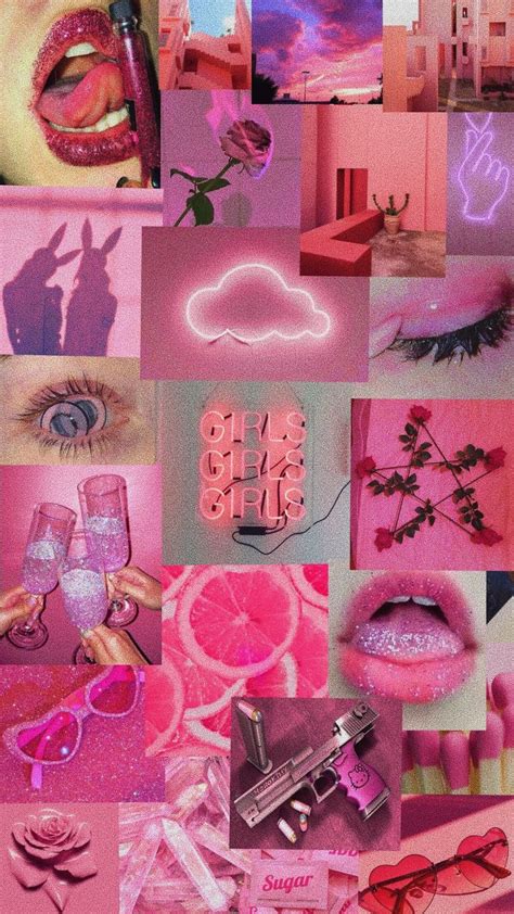 Rosa Pink Lockscreens Iphone Wallpaper Girly Pink Wallpaper