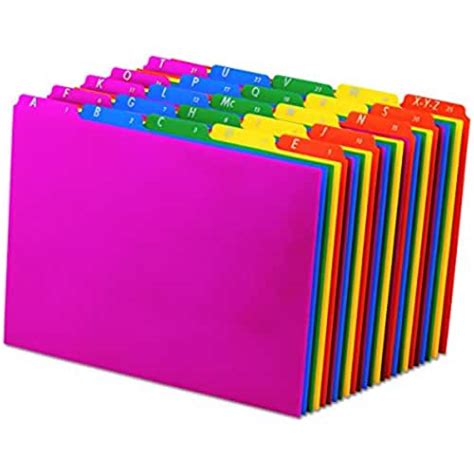 File Folder Dividers With Tabs