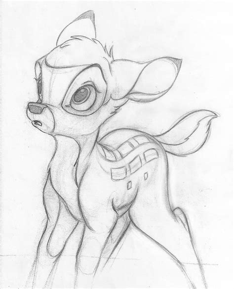 Disney Cartoon Pencil Drawings Bambi Ii Disney Feature Animation