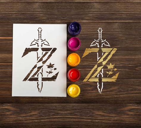 Custom Stencil Zelda Reusable Custom Stencils For Painting Z Etsy