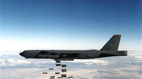 B 52 Drops Record Number Of Smart Bombs On Taliban Us News Sky News