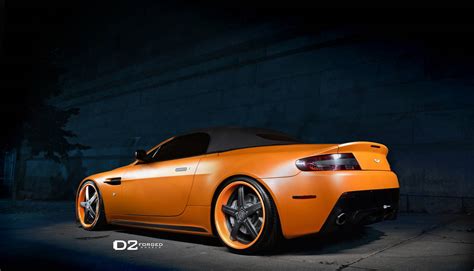 Gallery Orange Aston Martin V8 Vantage Roadster On D2forged Wheels