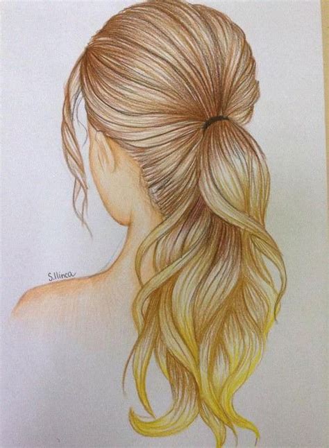 Pin By Shefaali Rafeeq On Passo In 2020 Ponytail Drawing Hair