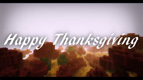 Minecraft Thanksgiving Dinner Youtube