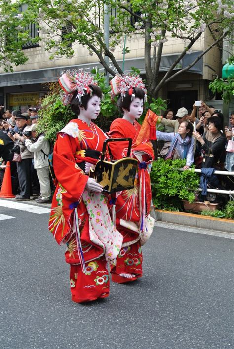 Ichiyo Sakura Festival Oiran Dochu Procession 2024 April Events In