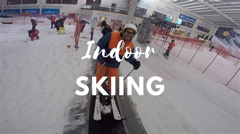 The One With Indoor Skiing The Snow Centre Beginners Youtube