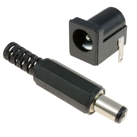 5x 21mm X 55mm Male Plug Female Square Socket Jack Dc Connector Ebay
