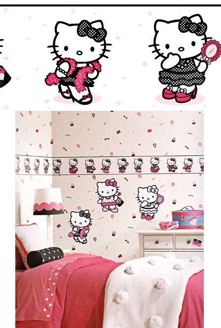 Hello kitty figurine, kittens, cat, piggy bank, copy space, representation. Hello Kitty White Dress Up Wallpaper Border