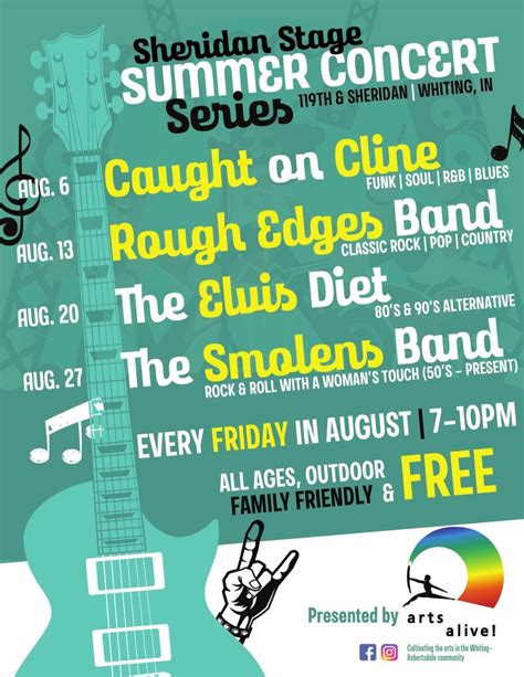 Sheridan Summer Concert Series — Whiting Robertsdale Chamber Of Commerce