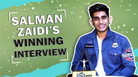 Salman Zaidis Winning Interview Defeating Baseer Krisman And More