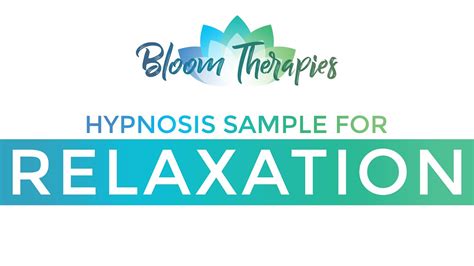 Hypnosis For Relaxation Sample Youtube