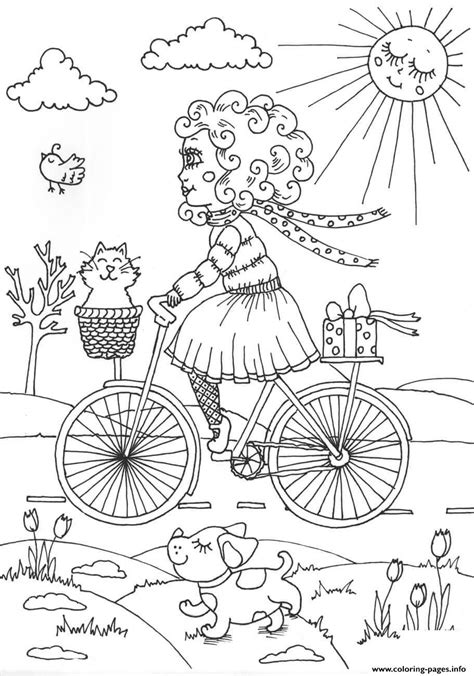peppy  april spring coloring pages printable