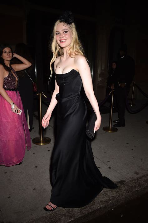 Elle Fanning Exits The Met Gala Afterparty In Nyc 05012023 • Celebmafia