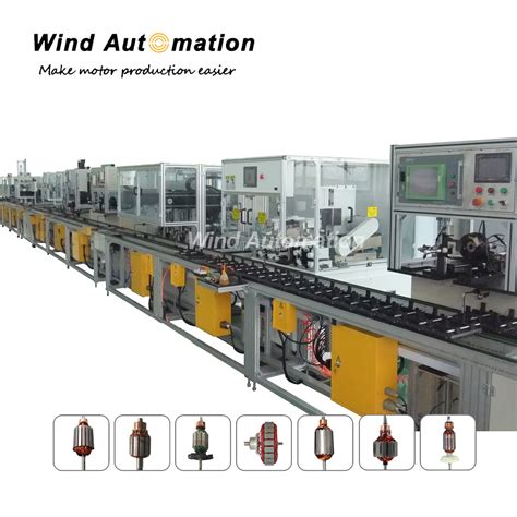 Vacuum Cleaner Motor Fully Automatic Armature Production Line With