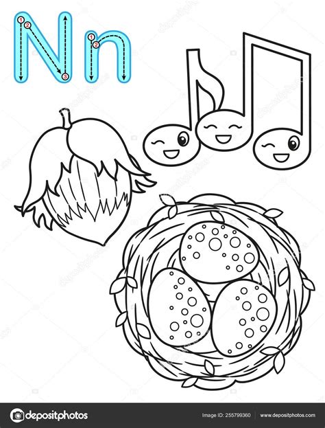 Printable Coloring Page For Kindergarten And Preschool Card For Study