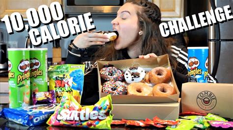 10k Calorie Challenge Girl Vs Food Epic Cheat Day Youtube
