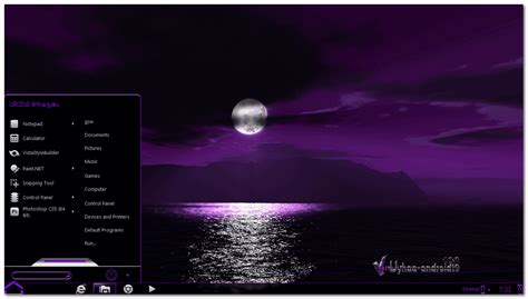 Theme Windows 7 Purple Ics Kuyhaa