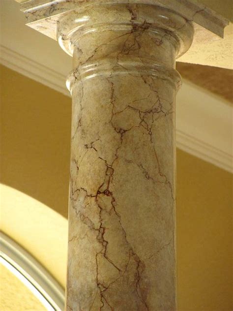 Faux Finishing Marble Painted Columns Art Faux Wall Designs