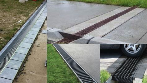 Sidewalk Drain Channel