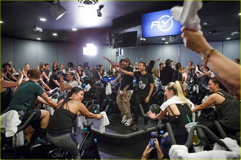 Backstreet Boys Surprise Fans During Cycle Class At Flywheel Photo