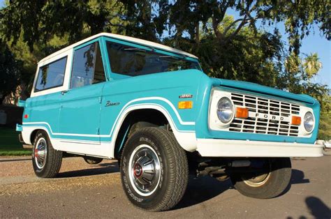 1970 Ford Bronco Colors