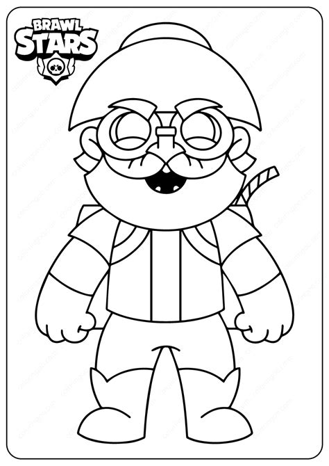 We're compiling a large gallery with as high of quality of keep in mind that you have to have the brawler unlocked to purchase any of these. Printable Brawl Stars PDF Coloring Pages