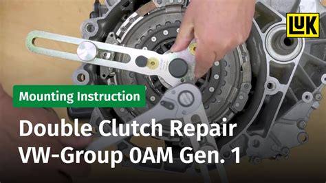 Dry Double Clutch Repair 0am Trans Gen 1 Vw Group With The Luk