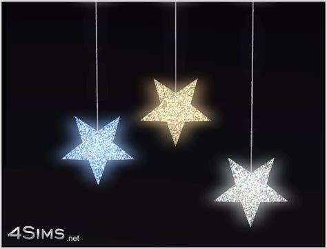 This video shows how i helped my daughter install these warm white led lights on the ceiling to give an awesome effect like a starry night. 3 stars hanging ceiling light for Sims 3 by 4Sims ...