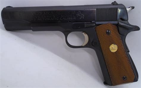 Sold Price Colt Series 70 Government Model 45 Acp 1911 Pistol