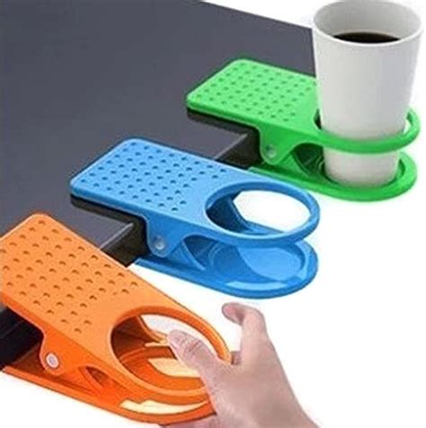 4 Pack Colored Drinking Cup Holder Clips Clamp For Home