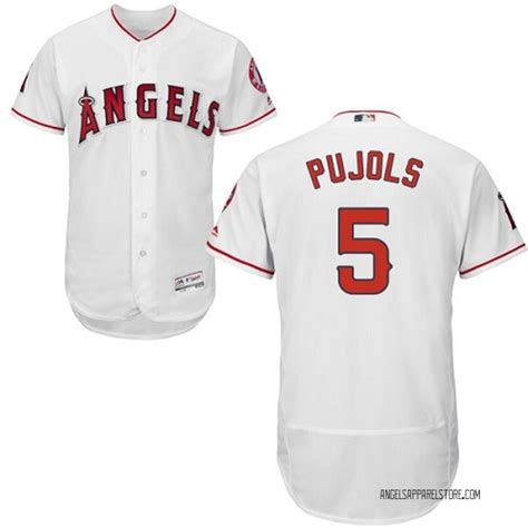 Mens Albert Pujols Los Angeles Angels Of Anaheim Authentic White