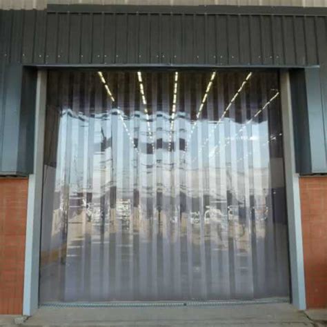 Rac Industries Clear Plastic Strip Door Curtain Kit