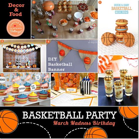 March Madness Ideas For A Basketball Themed Boys Birthday Party