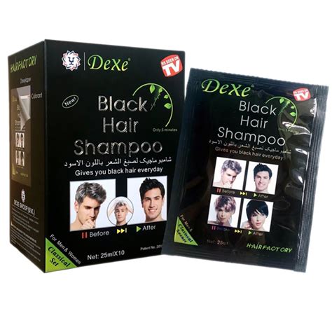 Just mix with water and apply. Instant Hair Dye - Black Hair Shampoo - Black Color ...