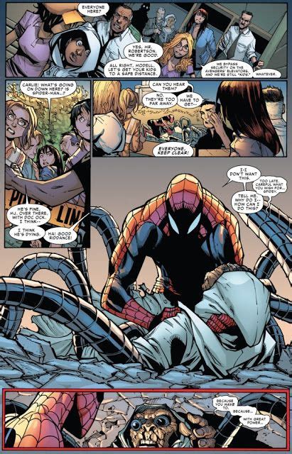 Spider Man 700 Spiderman Dies Kinda Spiderman Comic Comics Spiderman