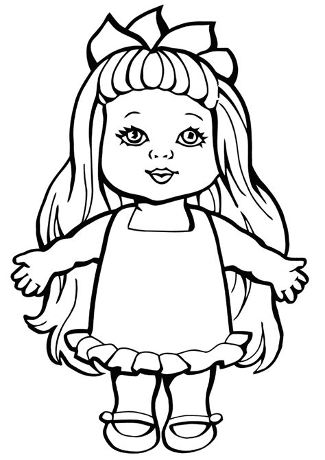 Spark your creativity by choosing your favorite printable coloring pages and let the fun begin! Baby doll coloring pages | Coloring pages to download and ...