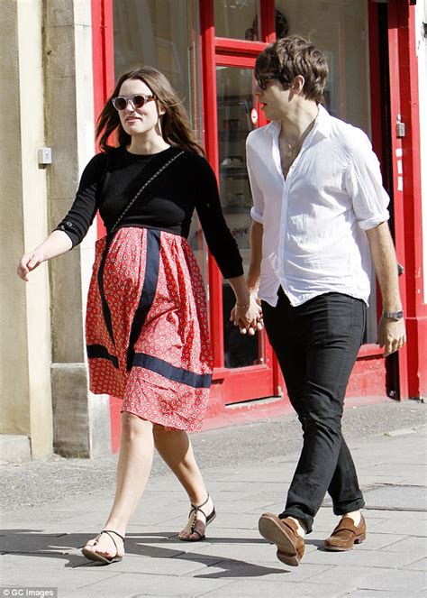 Keira Knightley Displays Her Growing Bump With Husband