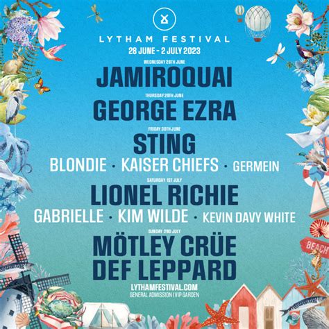 Lytham Festival 2023 Full Line Up Central Radio North West