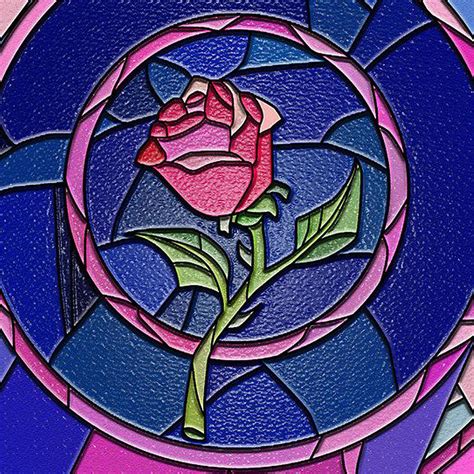 Thanks for watching my video on how to make a faked stained glass :) i'm really excited for the new 2017 beauty and the beast with emma watson as bellemy. Beauty and the Beast Enchanted Rose Stained Glass Digital ...
