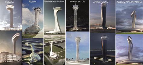 Top Architects Unveil Istanbul New Airport Air Traffic Control Tower