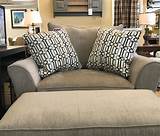 Delve 2 piece upholstered vinyl sofa and armchair set gray. Overstuffed Living Room Set with Fireside Furniture in ...