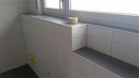 Ablage bad badewanne holz ikea badablagen ohne bohren metall. Tag 65 bis 69: Gefliest und tapeziert | Sandrocks Baustelle