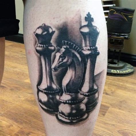 People have also started to use tattoos to express their beliefs and to display their attitudes. 60 King Chess Piece Tattoo Designs For Men - Powerful Ink ...
