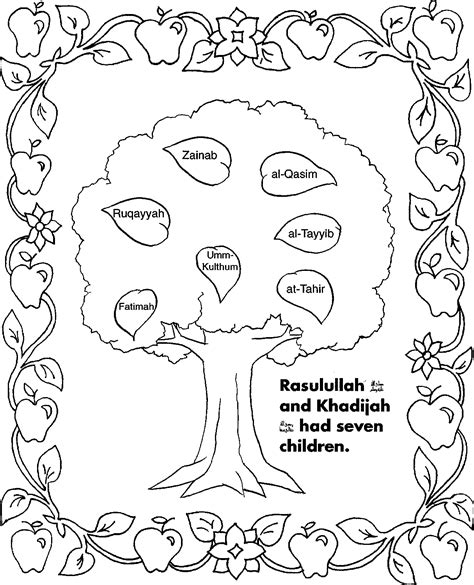 Colouring for muslim kids